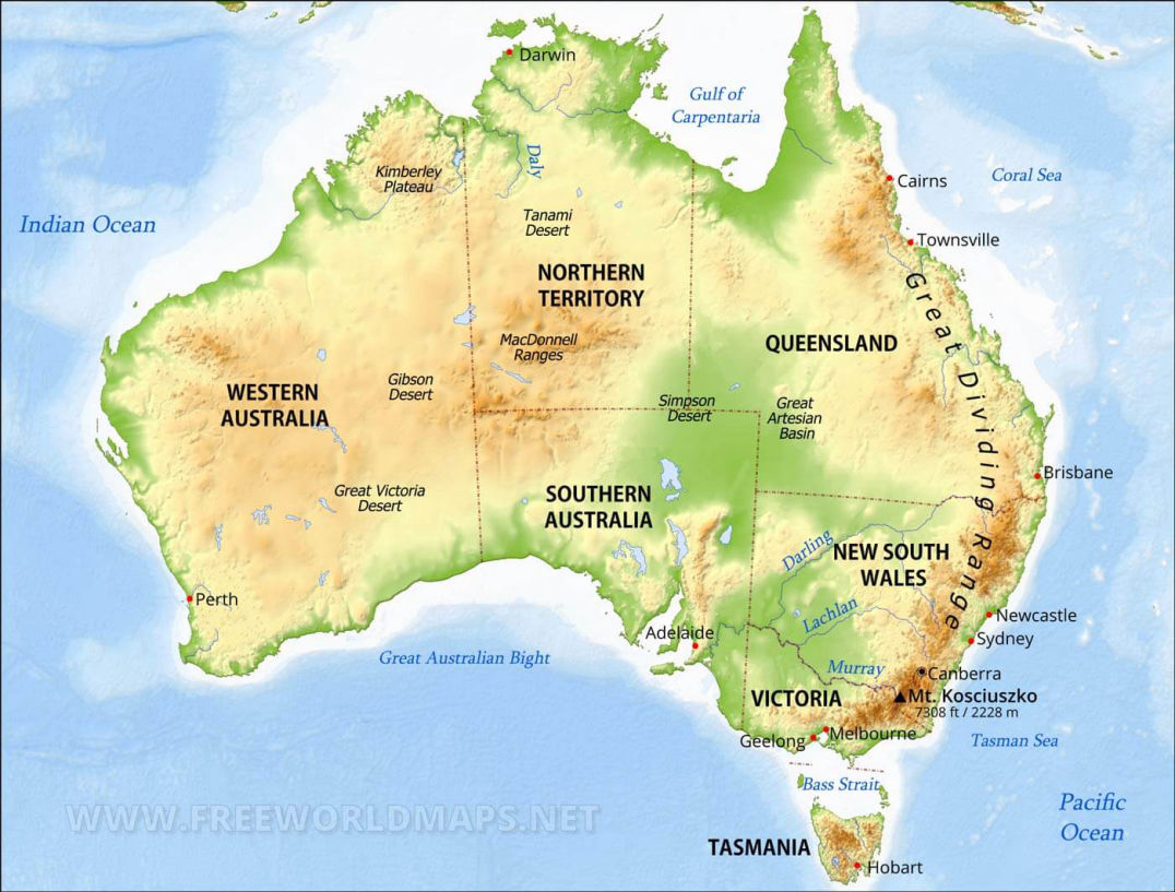 map-australia